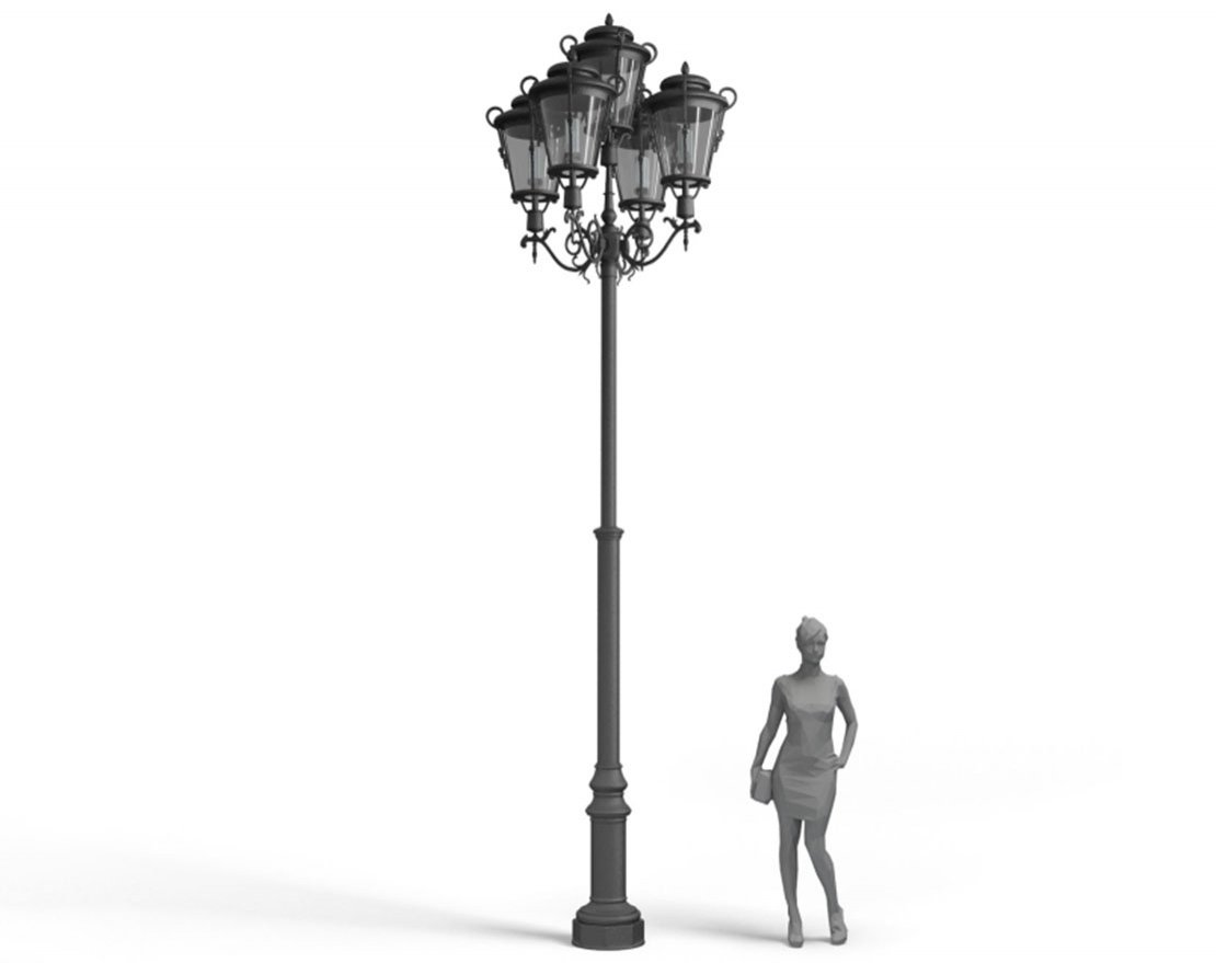 Фонарь уличный Флоренция 1 - вид 3