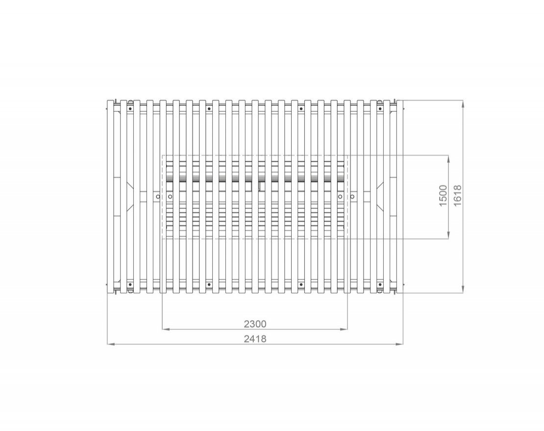 КОНСТРУКЦИЯ ДЛЯ УЛИЧНЫХ ПЛОЩАДОК PERGOLA «PR-01.01-01» - вид 2